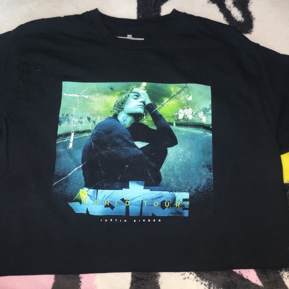 Justin Bieber Justice tour shirt - Picture 4 of 5